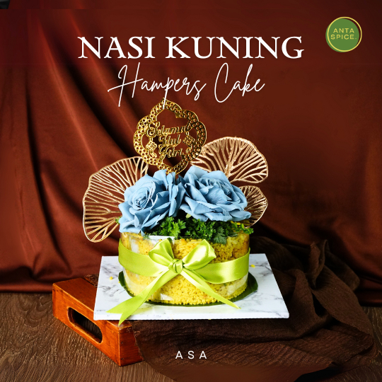 

Nasi Kuning Cake - Asa / Hampers Rice Tart Cake Premium