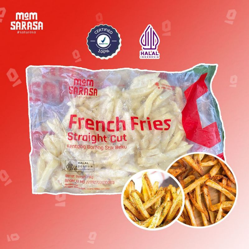 

French fries Frozen 1kg momsarasa