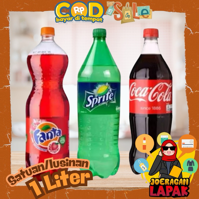 

⭐️JOERAGAN LAPAK⭐️ MINUMAN FANTA COCA COLA SPRITE 1 LITER SATUAN LUSINAN 1 SLOP 1 KRAT- MINUM BERSODA BERKARBONASI 12 PCS LEBARAN IDUL FITRI HAMPERS GIFT PARCEL