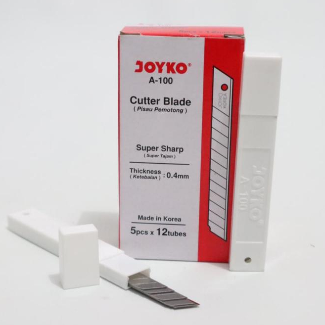 

Isi Cutter Kecil A-100 JOYKO Per Tabung ( ISI 5 PCS )