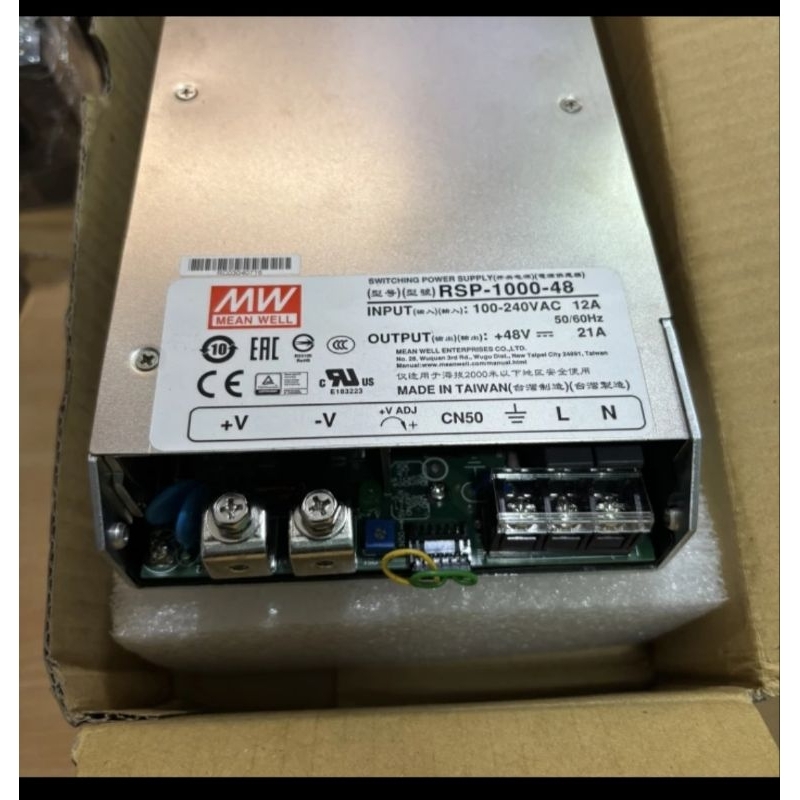 MEAN WELL RSP-1000-48 POWER SUPPLY 48V