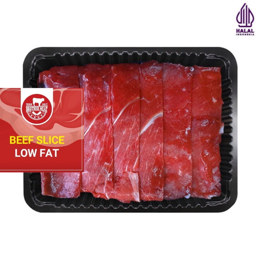 

Slice Low Fat Beef 5gr Daging Sapi Iris Rendah Lemak Brothermeatshop