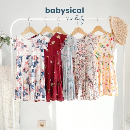 Monalisa 0-6 tahun- Dress Baju Anak Perempuan Cantik Dress Balita Anak monalisa Dress rayon