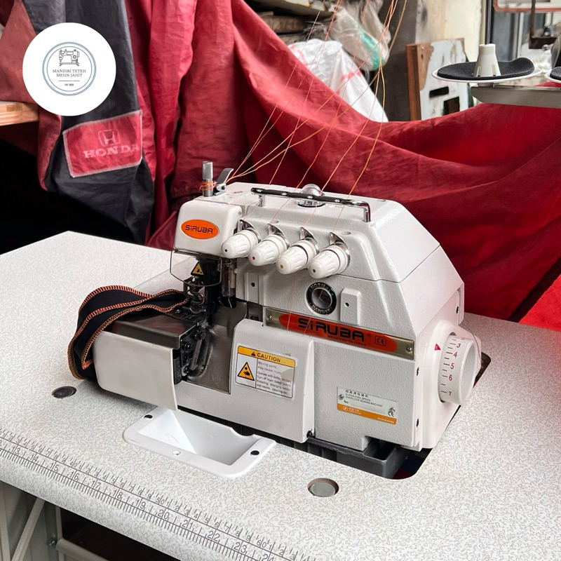 MESIN OBRAS SIRUBA 747F BENANG 4 POLOS SERVO NEW (BARU)