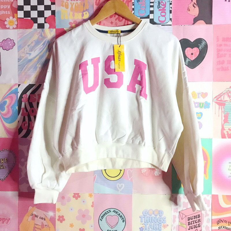 Crewneck Crop USA
