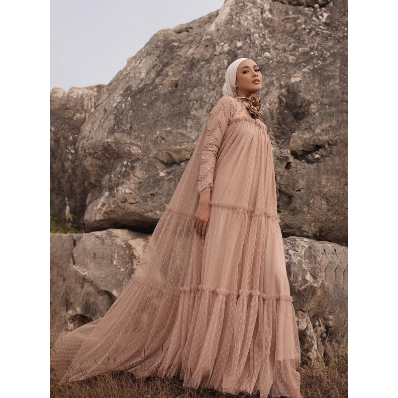 Barli Asmara Adriella Dress Preloved 1X PAKAI size xs (ld 86 pb 135)