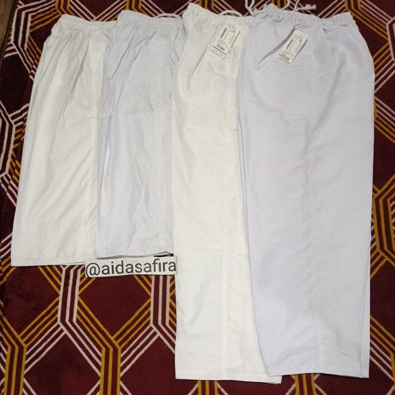 CELANA PUTIH PRIA DEWASA/CELANA SIRWAL/CELANA PUTIH POLOS/CELANA PUTIH SIRWAL TERMURAH
