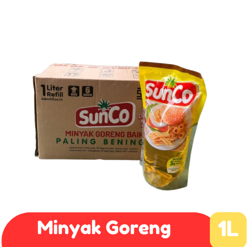 

Sunco Minyak Goreng Refill 1L 1 Karton (12 Pcs)