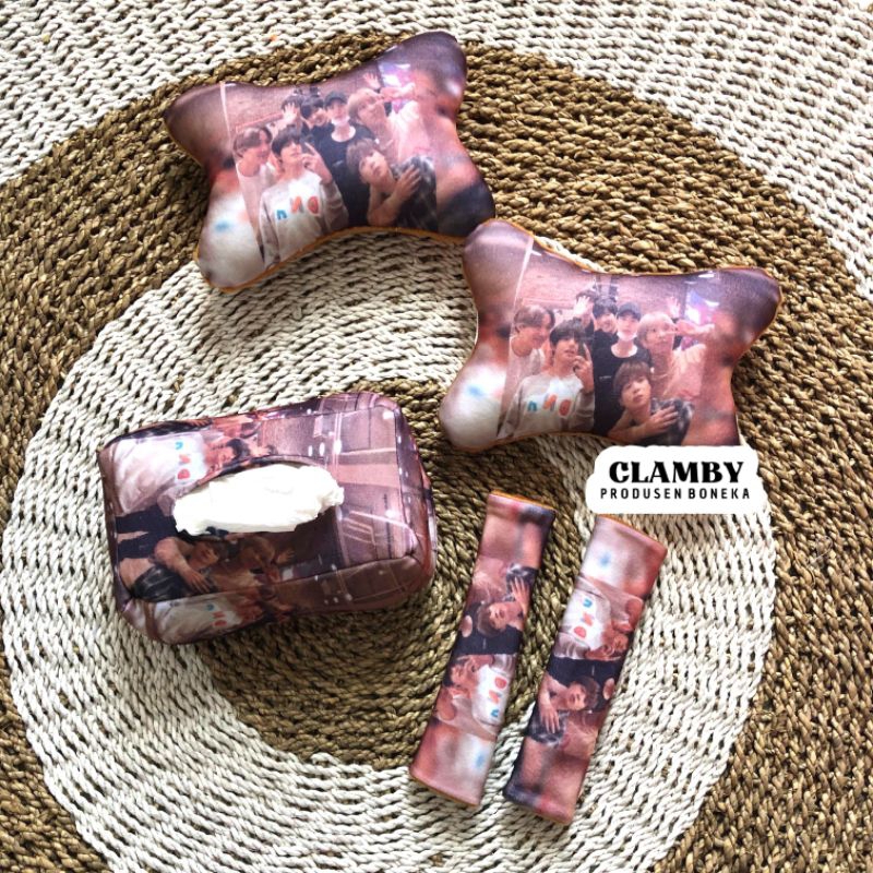 carset custom car set sandaran jok bantalan leher bantal mobil custom foto gambar