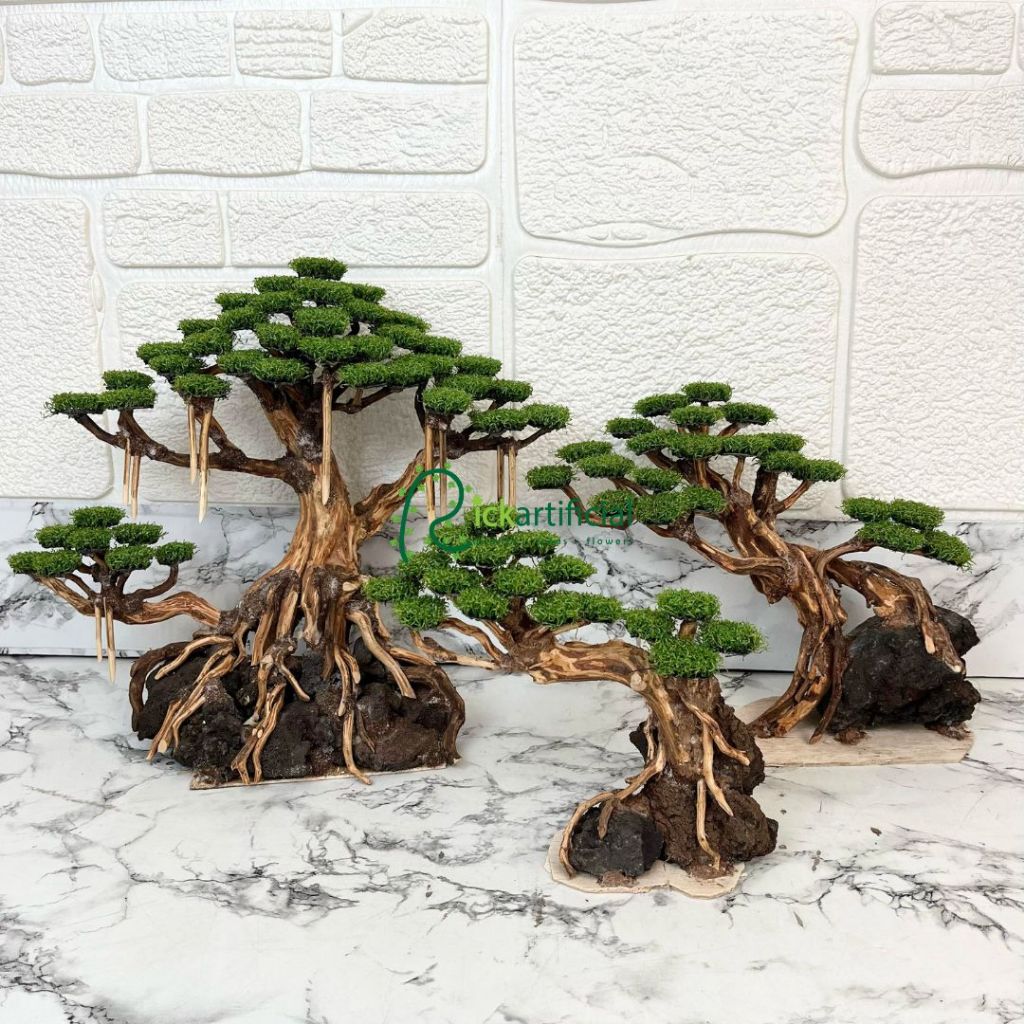 Pohon Hias Tanaman Artificial Bonsai Aqua Scape Variasi Latex Hiasan Aquarium Ikan Aesthetic