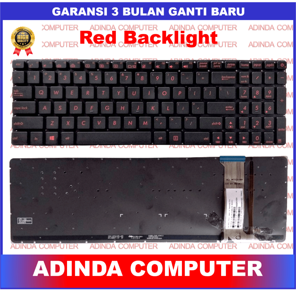 Keyboard Asus ROG G551 G771 GL551 GL551J GL552 GL742VW GL752 GL752V GL752VW GL771 N551 N552 N552J N7