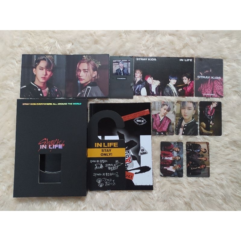 STRAY KIDS FIRST REPACKAGE ALBUM IN LIFE LIMITED VER CHANGBIN FULL SET + POSTER