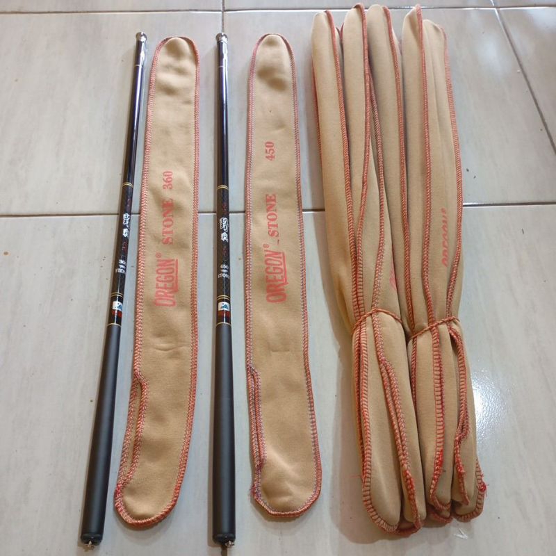 joran tegek carbon Oregon Stone 360 & 450 tanpa mika original murah