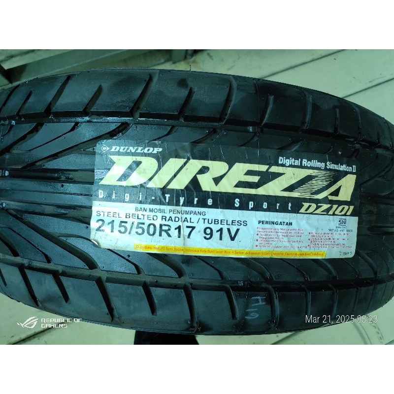 Ban Dunlop Direzza DZ101 215/50 R17