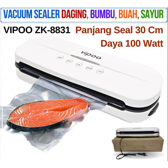 Vacuum Sealer Machine Vipoo Press plastik mesin