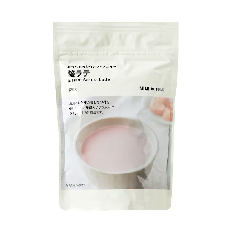 

Muji Matcha Latte Sakura Cherry Blossom baumkuchen snack sweets and drinks cookies mochi sakura limited edition