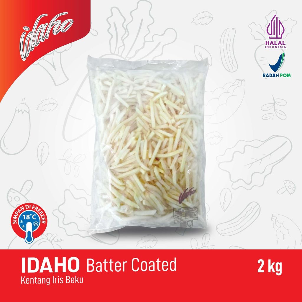 

IDAHO Batter Coated - Kentang Iris Beku 2 Kg