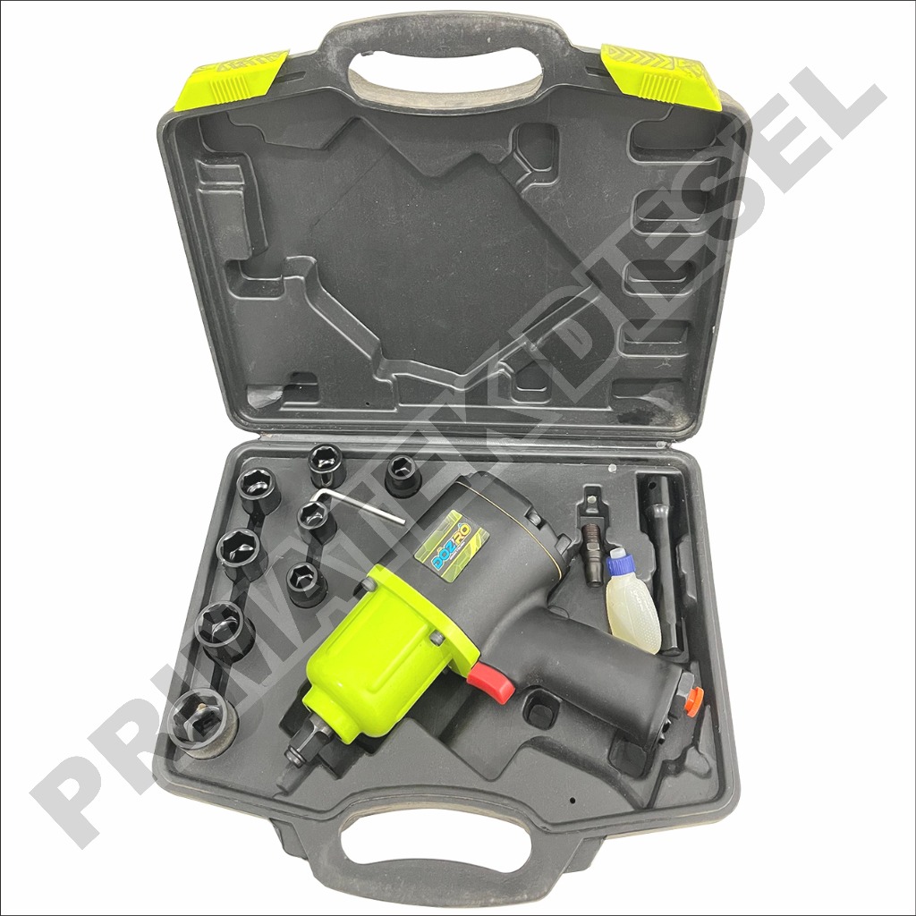 Air Impact Wrench 1/2" Twin Hammer ZIW-850 DOZIRO / Alat Buka Baut Kompresor ZIW850 DOZIRO / Alat Bu