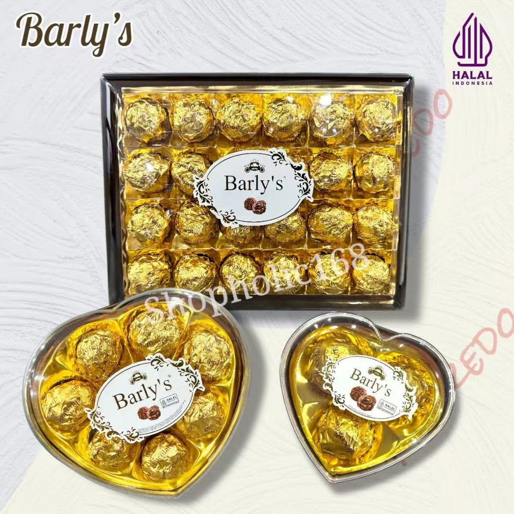 

COKLAT Barly's Peanut Ball isi 3,8,24pcs 100% HALAL Coklat Parcel Coklat Love