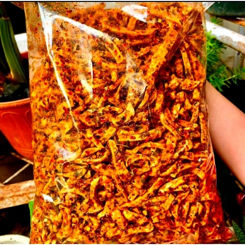 

Basreng pedas extra daun jeruk 1kg