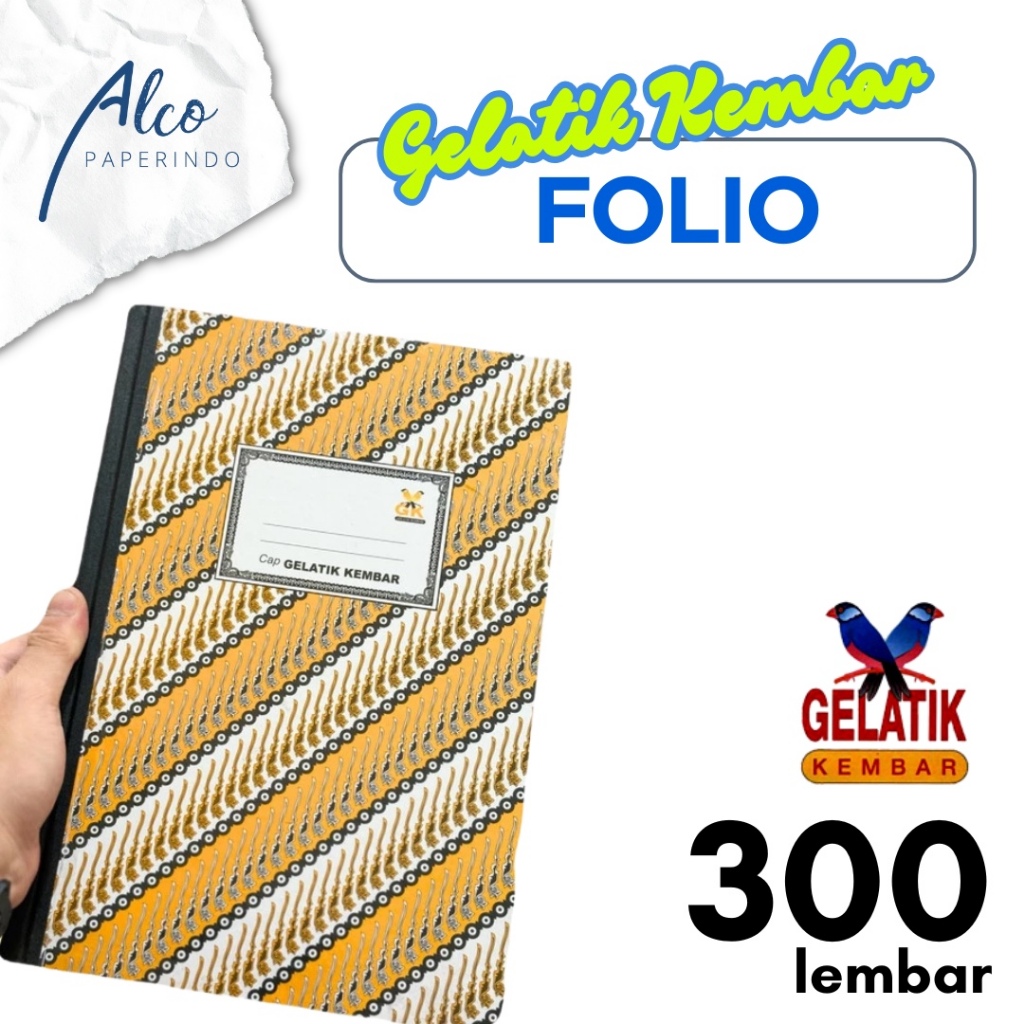 

Buku Batik Folio isi 300 Gelatik