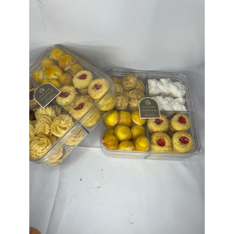 

Kue Kering Premium 500gr Termurah - Nastar, Kastengel, Sagu Keju, Putri Salju