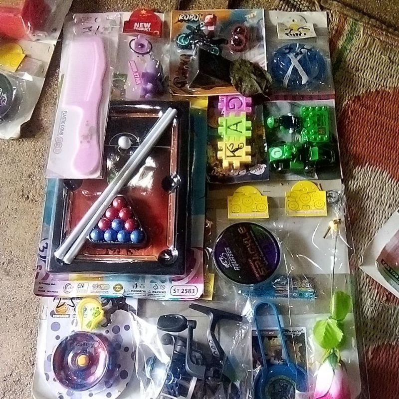 mainan anak lotre gosok isi 200 kupon