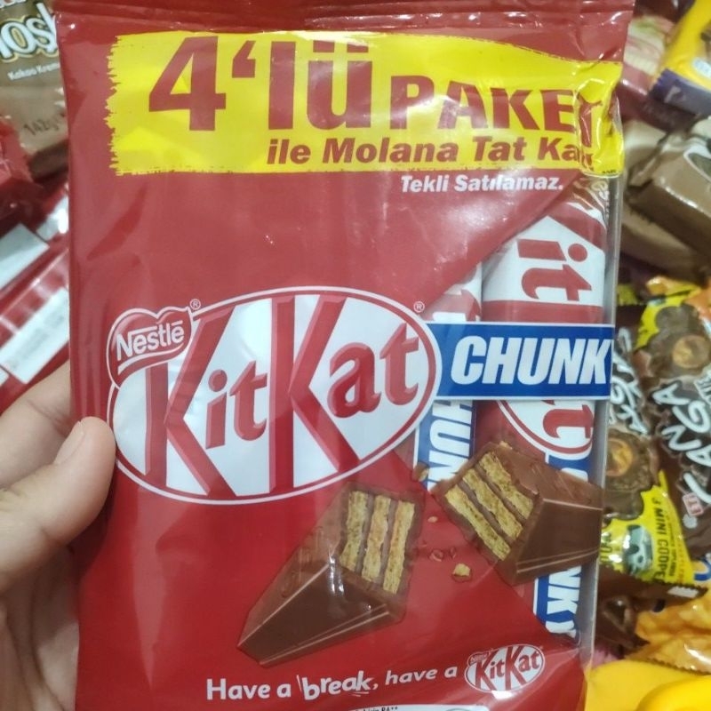 

Coklat Kitkat isi 4 piece