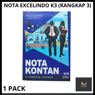 

(1 PACK=10 BUKU) NOTA EXCELINDO/ NOTA KONTAN RANGKAP 3/ Nota rangkap 3 Ply/ Nota Excelindo rangkap 3