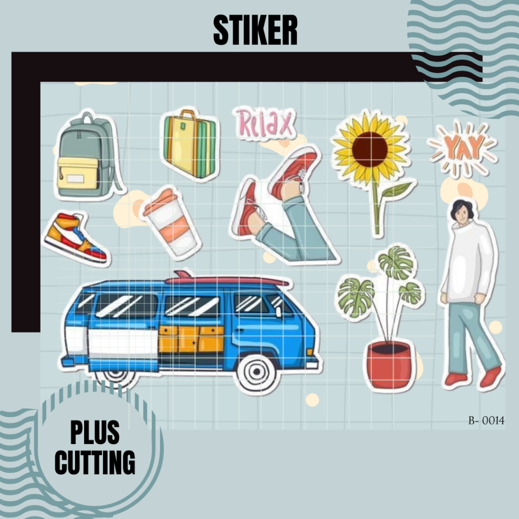 

Stiker Sheet A6 Vinyl Chromo BOYS MURAH | Deco Planner | Kisscut | Diecut | Stiker Laptop | Stiker Tumbler | Stiker Jurnal