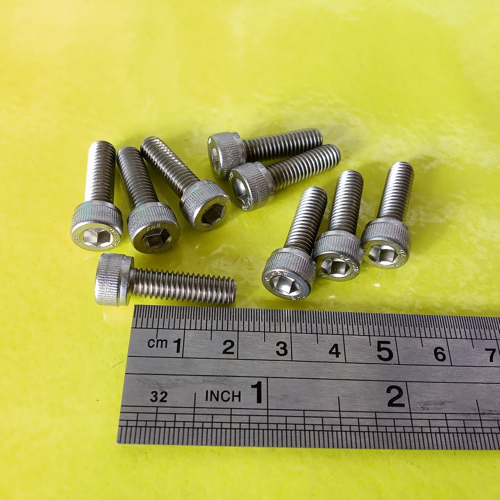 BAUT L STAINLESS M6 X 20 / BAUT 10 KUNCI L5 / L 5 / BAUT L SS M6 X 20 SUS 304 / BAUT L M6X20 STAINLE