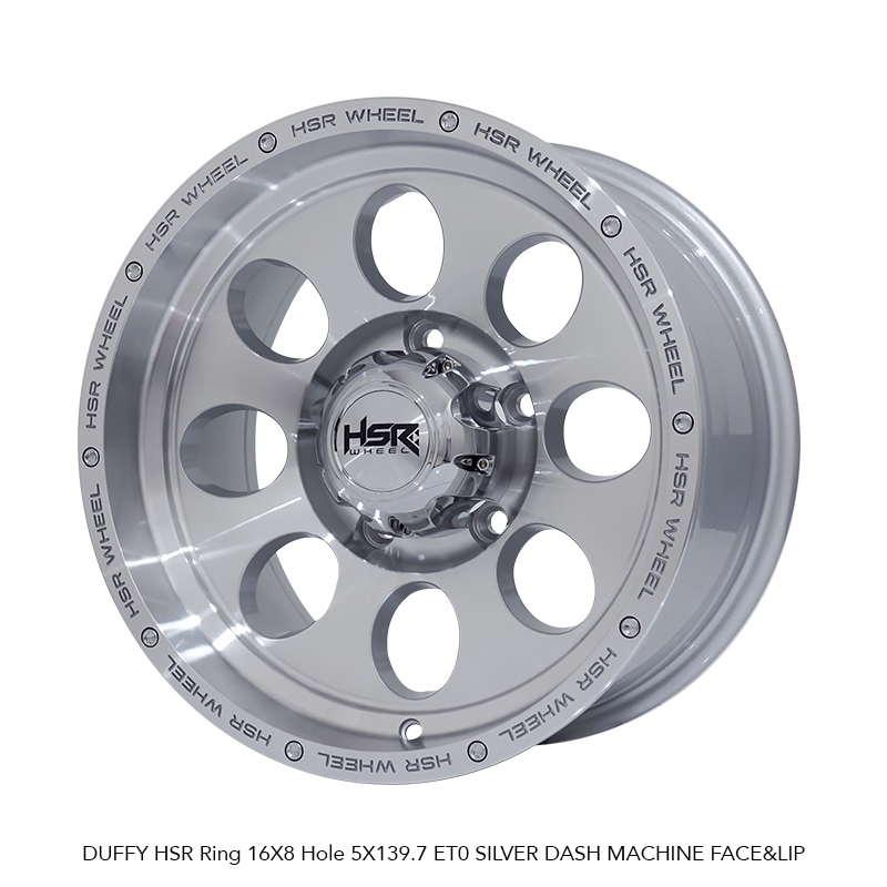 VELG MOBIL JIMNY,FEROZA,TAFT RING 16 HSR WHEEL DUFFY SILVER POLISH