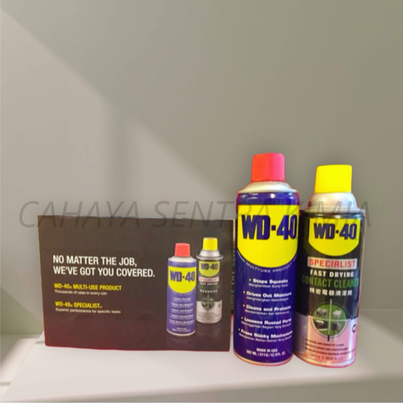Wd40/ wd 40/ wd 382 ml + wd40 contact cleaner