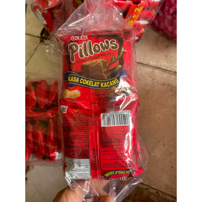 

Pilows choco peanut Flavour 1 pak isi 20+2pcs