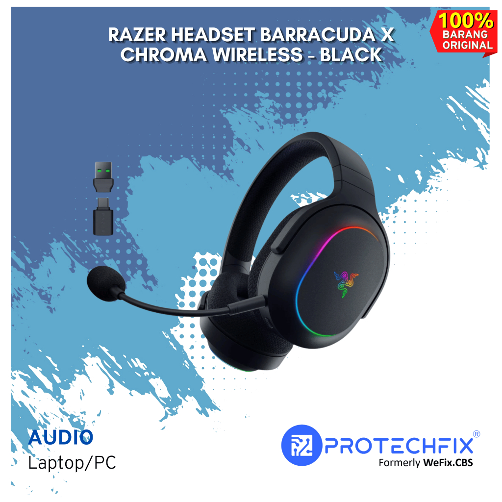 Razer Headset Barracuda X Chroma Wireless - Black