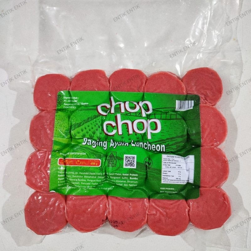 

Chop-Chop Kornet Ayam Coin | Ayam Luncheon 450gr (40pcs) ChopChop
