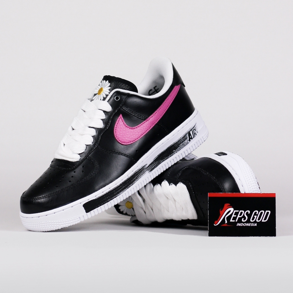 Sepatu Nike Air Force 1 Low Paranoise G Dragon 3.0 Black Sneakers