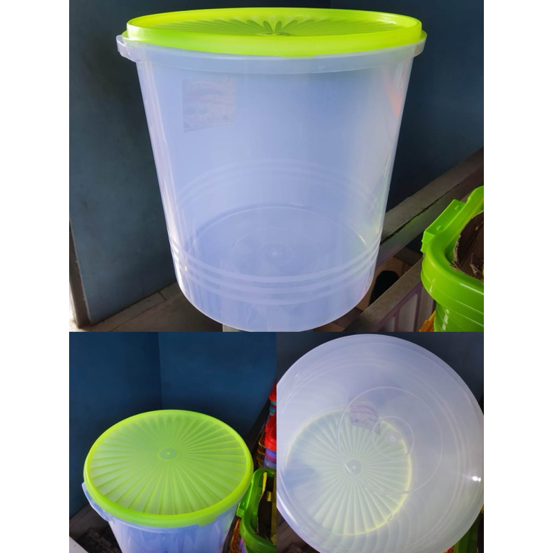 TOPLES PLASTIK 24 LITER BULAT / TOPLES KRUPUK BESAR