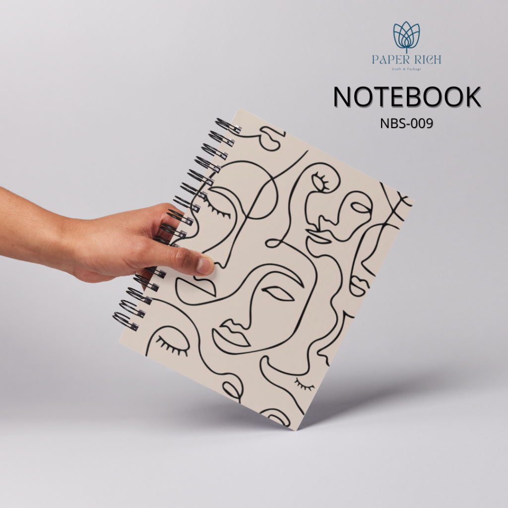 

Notebook Motif Abstrak Minimalis A5 / Buku Catatan / Buku Harian Estetik Diary Journal Paper Rich