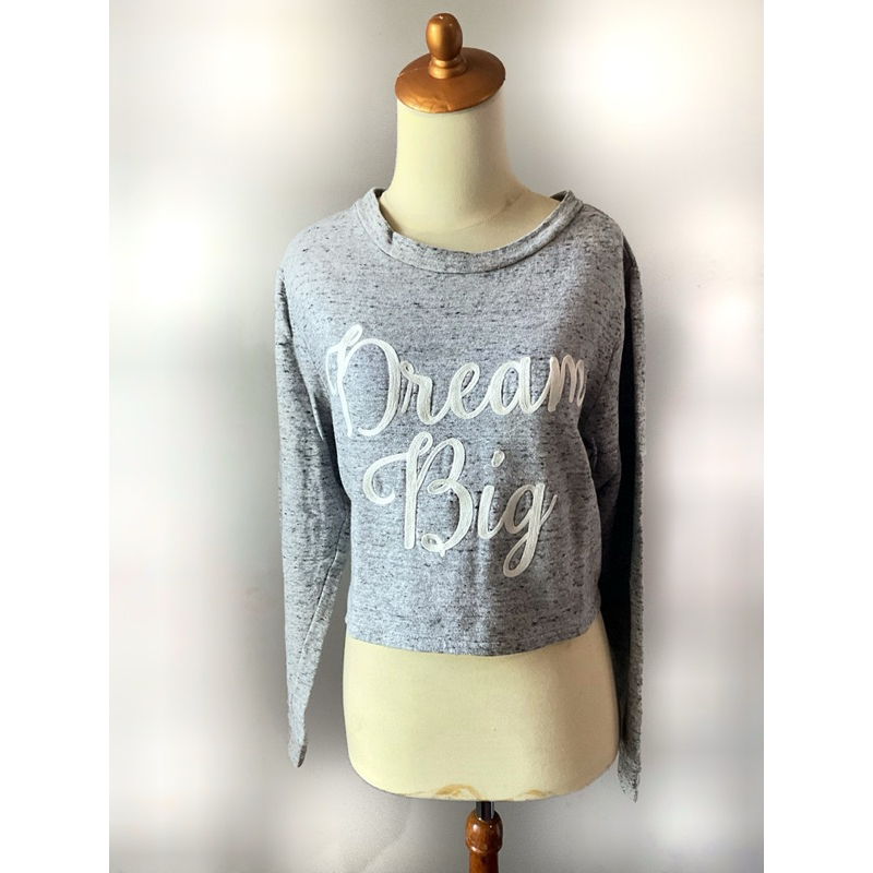 H&M sweater crop top abu preloved