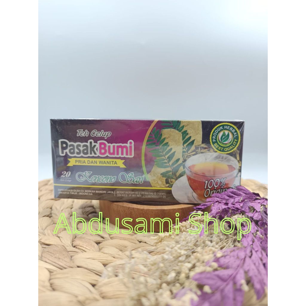 

Teh Celup Pasak Bumi Asli Original Kencono Sari Isi 20 Tea Bag