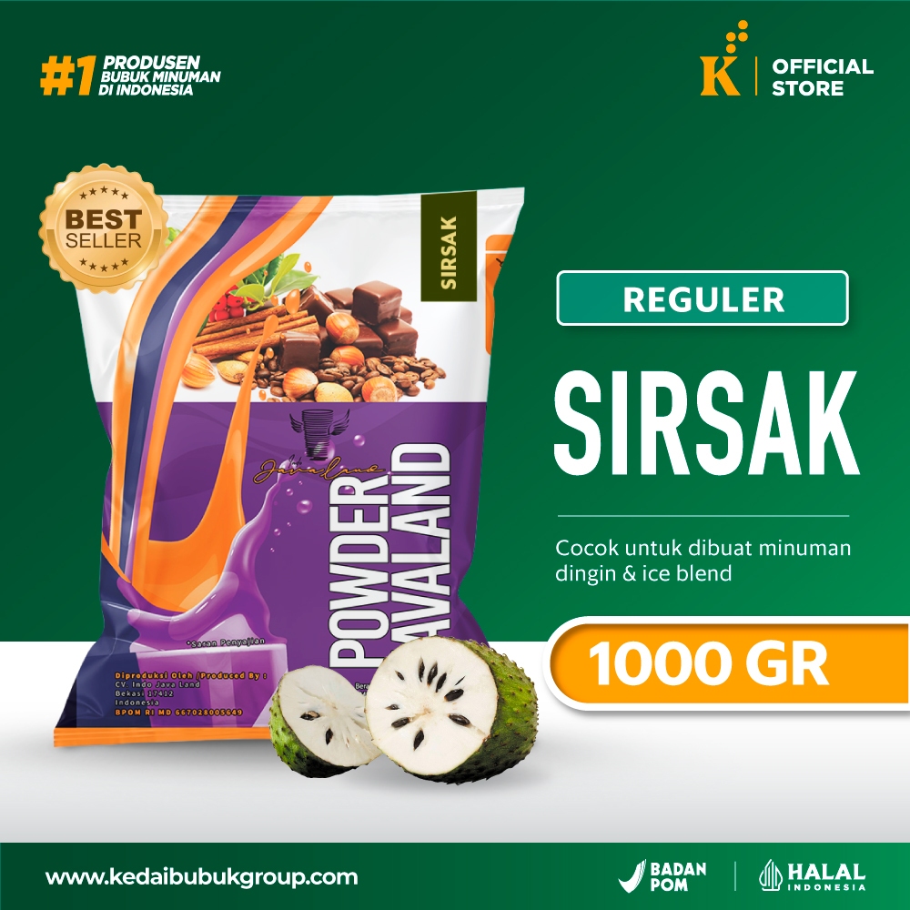 

Bubuk Minuman Bubble Drink Rasa Sirsak Javaland