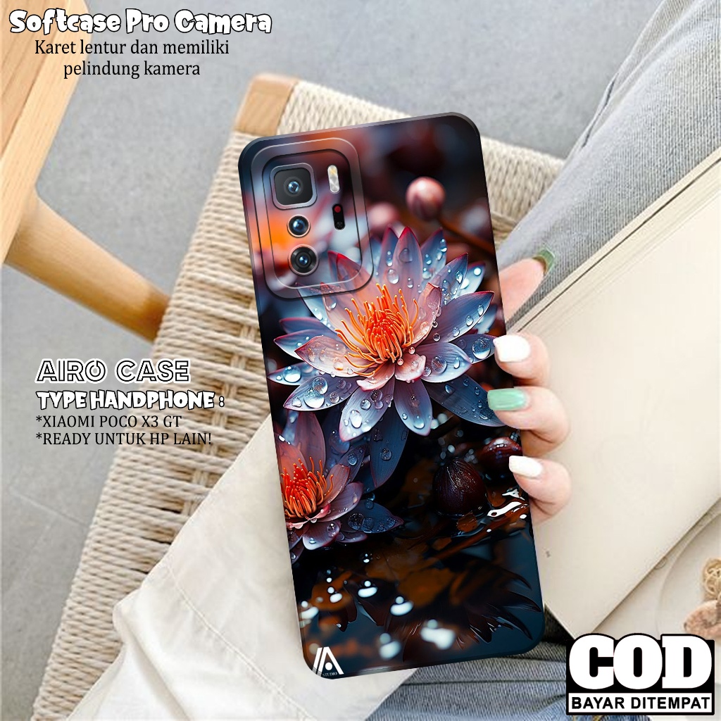 Case XIAOMI POCO X3 GT - Softcase XIAOMI POCO X3 GT - Fashion Case BUNGA - Casing XIAOMI POCO X3 GT 