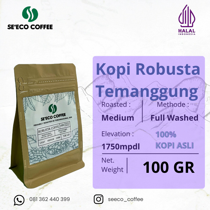 

Kopi Robusta II Kopi Bubuk Temanggung II Kopi Bubuk Robusta Temanggung II Kopi Bubuk 100gr II Kopi Robusta Premium II Kopi Temanggung Original