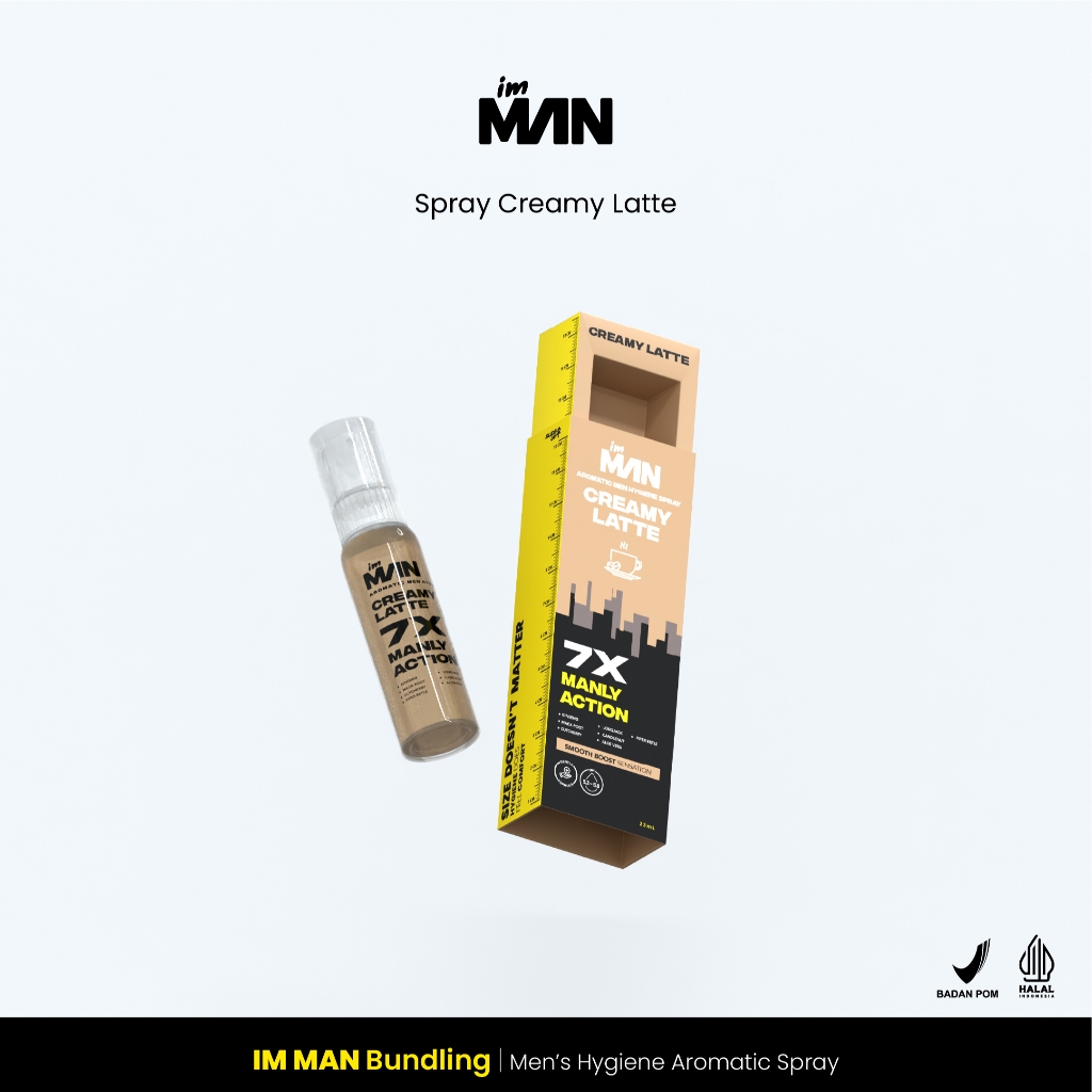 IM MAN Creamy Latte Spray - Men's Hygiene 23 ml