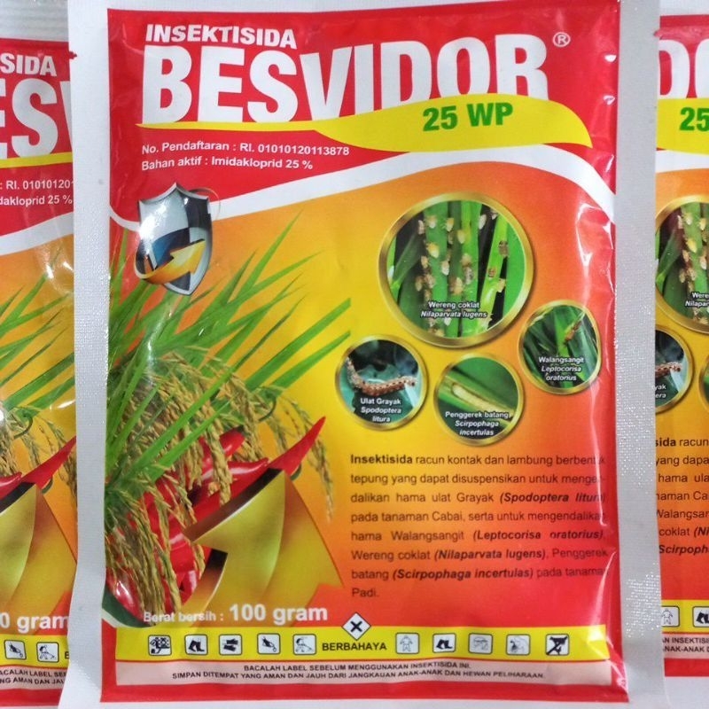 Besvidor 25 WP 100 gr - Pembasmi Walang