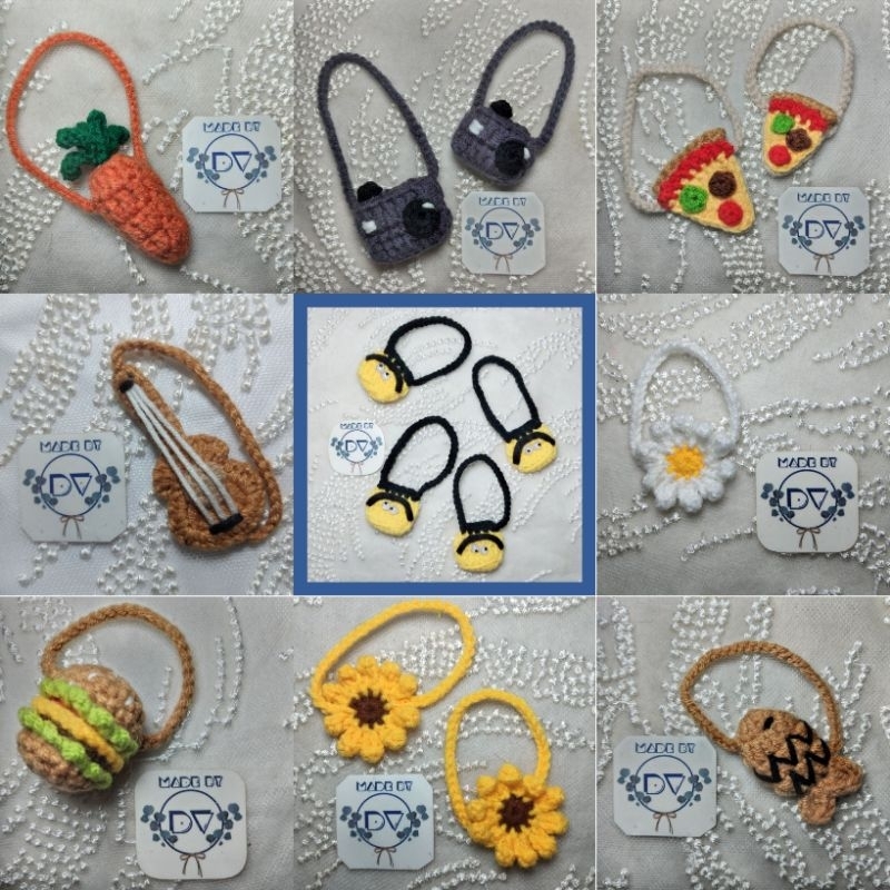 (PO) tas bag doll boneka kpop 10cm 15cm 20cm crochet rajut