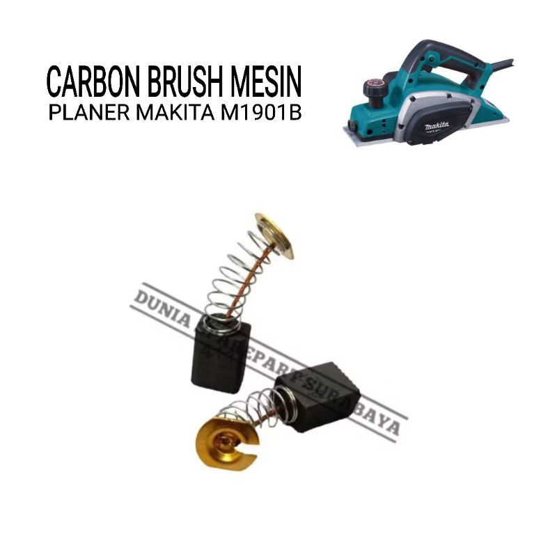 BROSTEL CARBON BRUSH FOR MESIN PLANER MAKITA M1901B / BOSTEL COAL SERUT SUGU MAKITA M 1901 B / ARANG