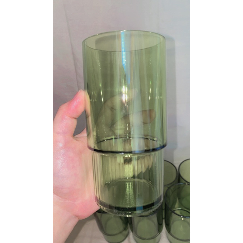 TUPPERWARE GLASS DELUXE TUMBLER