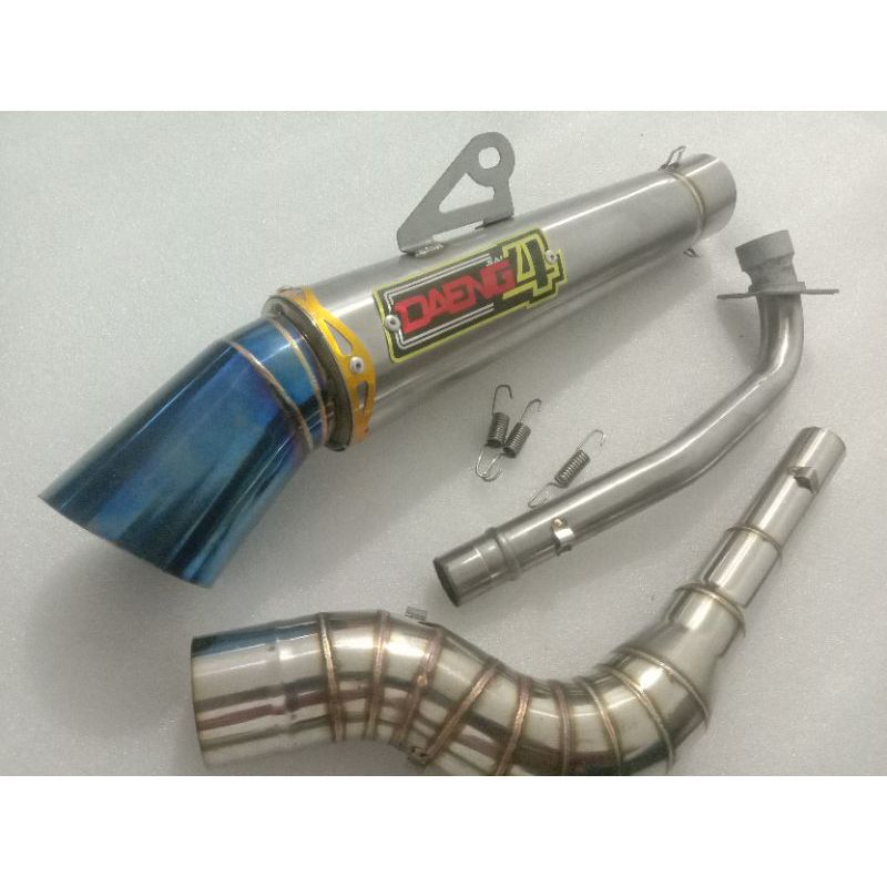 Exhaust Muffler Daeng Sai4 1Set for Finn Spark115i/Dream Supercub/Wave 100/Wave 110i/Wave 110i 2014-